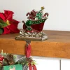Present Filled Sleigh Christmas Stocking Holder - 5.5"