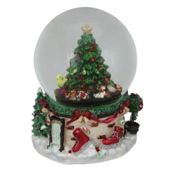 Presents Under the Tree Musical Christmas Snow Globe - 7"