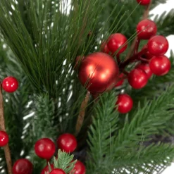 Real Touch™? Berries and Pine Artificial Christmas Wreath - 32