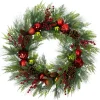 Real Touch™ Berries, Pinecones and Ornaments Artificial Christmas Wreath - 36" - Unlit