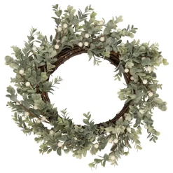Real Touch™? Berry and Eucalyptus Christmas Wreath - 18" - Unlit