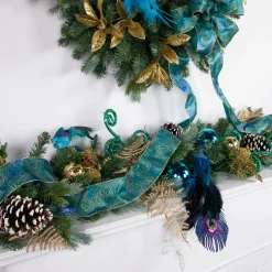 Real Touch™? Blue Spruce Artificial Christmas Garland - 9' x 14