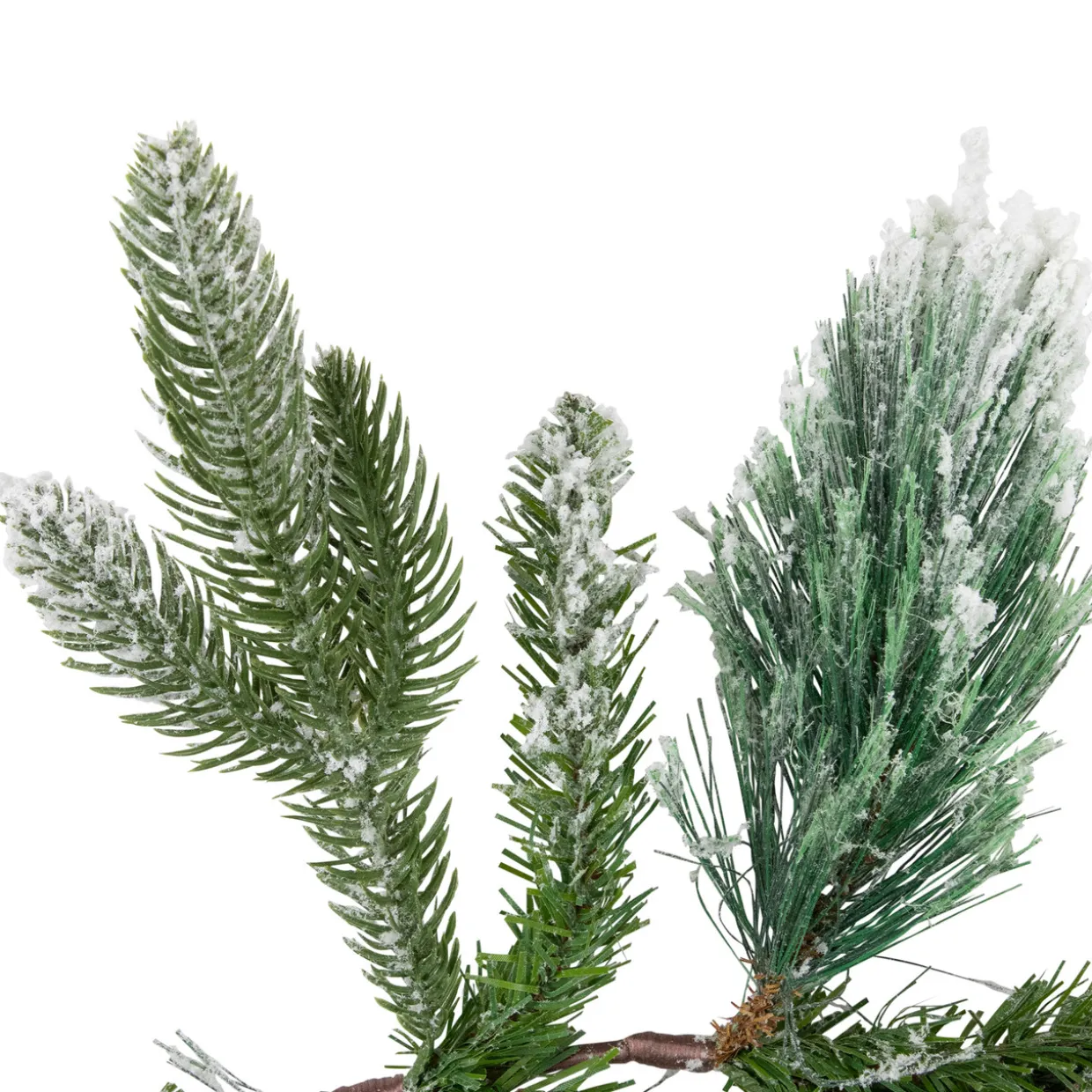 Real Touch™? Flocked Calloway Fir with Berries Artificial Christmas Garland - 7' x 12" - Unlit