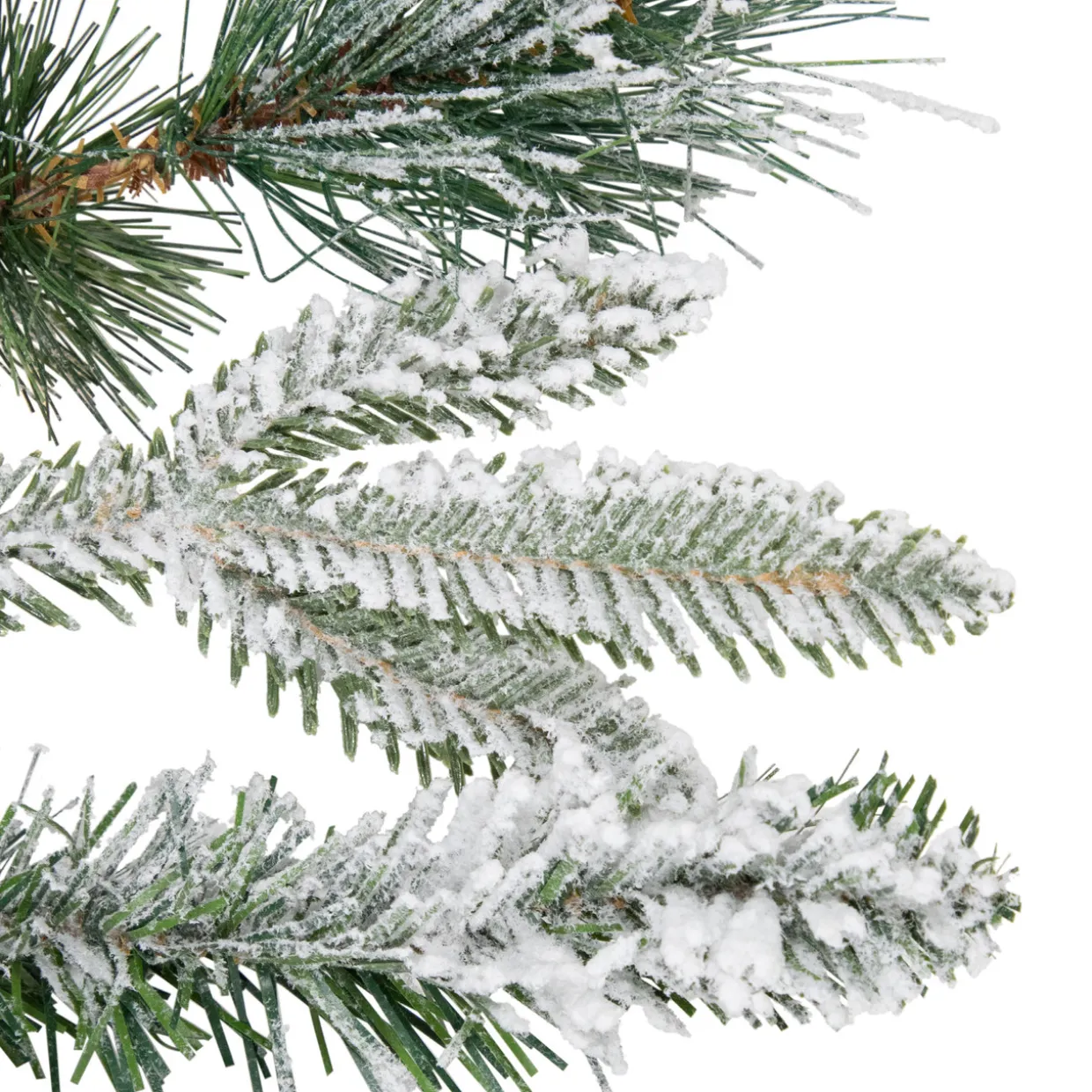 Real Touch™? Flocked Rosemary Emerald Angel Pine Artificial Christmas Garland - 9' x 14" - Unlit