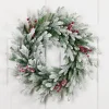 Real Touch™? Flocked Snowcap Grove Fir Artificial Christmas Wreath - 24" - Unlit