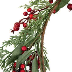Real Touch™? Frosted Berries and Pine Artificial Christmas Wreath - 18