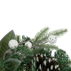 Real Touch™ Frosted Mixed Pine Artificial Christmas Wreath - 24" - Unlit