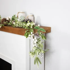 Real Touch™? Frosted Pinecones Artificial Christmas Garland - 5' x 10