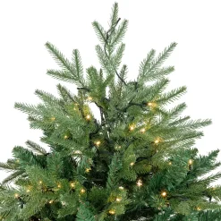 Real Touch™? Full Pre-Lit Juniper Pine Artificial Christmas Tree - 6.5' - Warm White LED