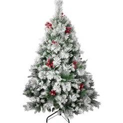 Real Touch™? Heavily Flocked Whittaker Spruce Full Artificial Christmas Tree - 5' -Unlit