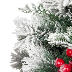 Real Touch™? Heavily Flocked Whittaker Spruce Full Artificial Christmas Tree - 5' -Unlit