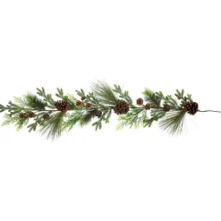 Real Touch™? Jingle Bells and Pinecones Artificial Christmas Garland - 5' x 10" - Unlit