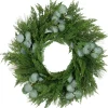 Real Touch™? Mixed Pine and Eucalyptus Artificial Christmas Wreath - 24" - Unlit