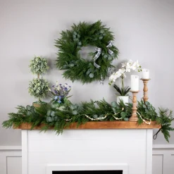 Real Touch™? Mixed Pine and Eucalyptus Artificial Christmas Wreath - 24