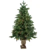 Real Touch™? Potted Sierra Norway Spruce Slim Artificial Christmas Tree - 4.5' - Clear Lights