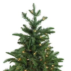 Real Touch™? Potted Sierra Norway Spruce Slim Artificial Christmas Tree - 4.5' - Clear Lights