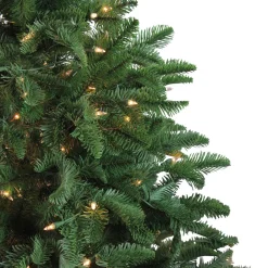 Real Touch™? Potted Sierra Norway Spruce Slim Artificial Christmas Tree - 4.5' - Clear Lights