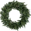 Real Touch™? Pre-Lit Blue Spruce Artificial Christmas Wreath - 48" - Clear Lights