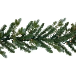 Real Touch™? Pre-Lit Blue Spruce Artificial Christmas Garland - 9' x 14" - Clear Lights