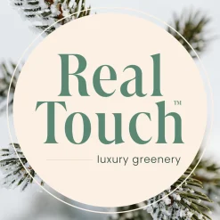 Real Touch™? Pre-Lit Noble Fir with Berries Artificial Christmas Garland - 9' x 10