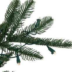 Real Touch™? Pre-Lit Pencil Nordmann Fir Artificial Christmas Tree - 6.5' - Warm Clear LED Lights