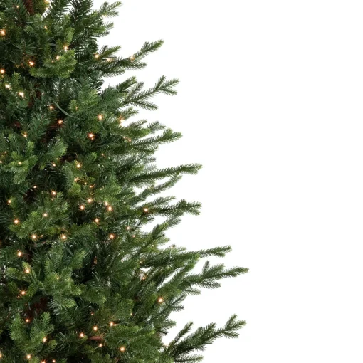 Real Touch™? Pre-Lit Potted Deluxe Russian Pine Artificial Christmas Tree - 4' - Warm White LED Lights