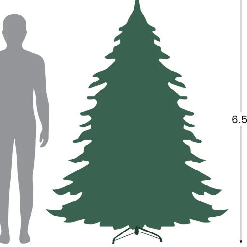 Real Touch™? Pre-Lit Slim Washington Frasier Fir Christmas Tree - 6.5' - Dual Color LED Lights