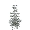 Real Touch™? Slim Flocked Nordmann Fir Artificial Christmas Tree - Unlit - 6.5'
