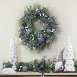 Real Touch™ Winter Foliage and Berries Artificial Christmas Wreath - 24" - Unlit