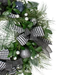 Real Touch™ Winter Foliage and Berries Artificial Christmas Wreath - 24