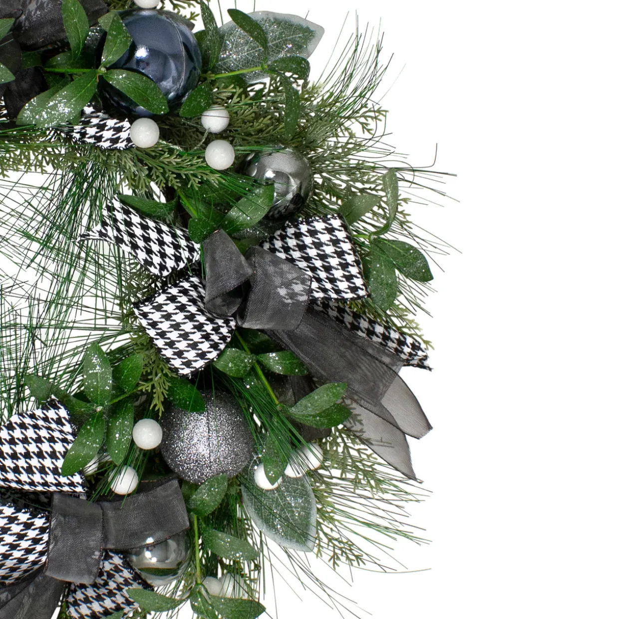 Real Touch™ Winter Foliage and Berries Artificial Christmas Wreath - 24" - Unlit