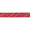 Red and White Striped Christmas Wired Craft Ribbon 2.5" x 10 Yards