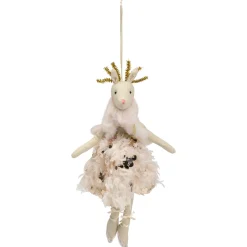 Reindeer Ballerina Hanging Christmas Figure - 12"