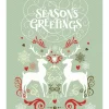 Reindeer Love Christmas Holiday Wall Decor Art Print