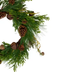 Rustic Pinecone Artificial Christmas Wreath - 30