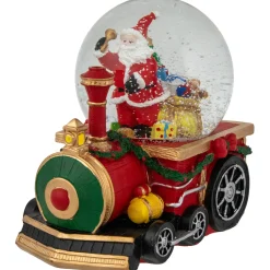Santa Claus Musical Train Christmas Snow Globe - 6