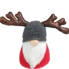 Santa Gnome with Moose Antlers Christmas Decoration - 14"