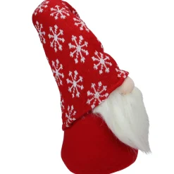 Santa Gnome with Snowflake Hat Christmas Figure - 8