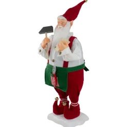 Santa's Workshop Elf Animated Standing Christmas Figure - 24