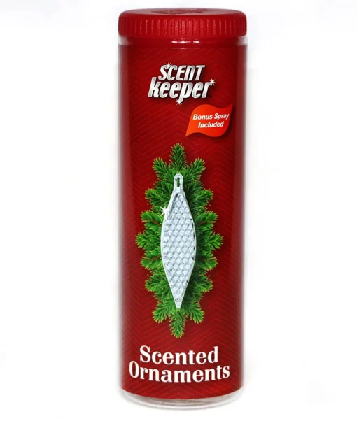 Scent Keeper Scented Christmas Ornaments with Bonus Spray - .5oz