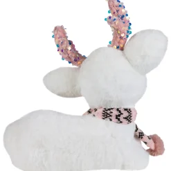 Sequined Baby Reindeer Calf Christmas Figurine - 10.5