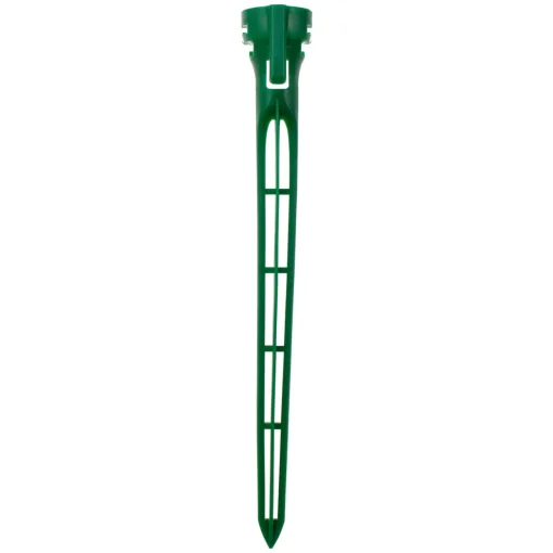 Set of 20 Green 2-in-1 Christmas Decorations Tie Down and Light Stakes - 7.5 Inch