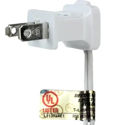 Set of 3 Lighted Silver Mercury Glass Finish Ribbed Ball Christmas Ornaments - Clear Lights