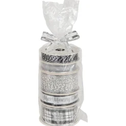 Set of 5 Merry Christmas Matching Themed Craft Ribbons 1.5" x 3 Yards