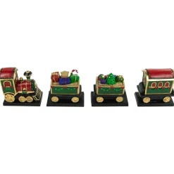 Set of 4 Merry Christmas Train Stocking Holders 5