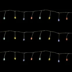 Set of 40 Multi-Color LED Fairy Christmas Lights with Remote Control 6’