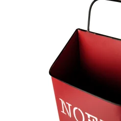 Set of 2 Red Noel and Green Joy Christmas Container Wall Hangings 19.75