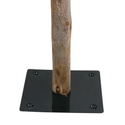 Set of 3 Slim Flocked Alpine Artificial Christmas Trees 6' - Unlit