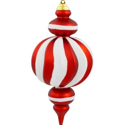 Shatterproof Commercial Size Finial Christmas Ornaments - 10