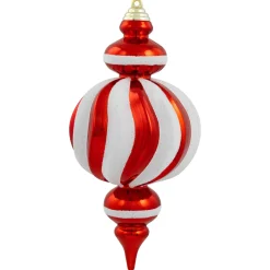 Shatterproof Commercial Size Finial Christmas Ornaments - 10